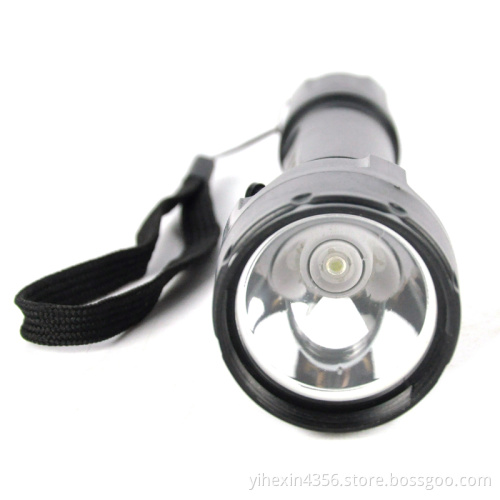 Boruit Newest 4 Colors Of Nest Plate 3W Led Camping Rechargeable Flashlight With Lanyard